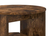 Side Cabinet Smoked Oak 40 x 40 x 100 cm Engineered Wood 899848