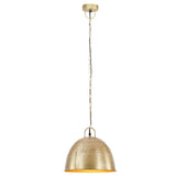 Industrial Vintage Hanging Lamp 25 W Brass Round 31 cm E27 320547