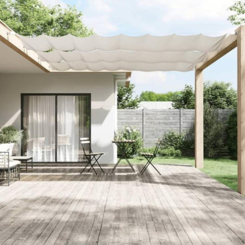 Vertical Awning White 60x1200 cm Oxford Fabric 148156