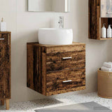 Wall-Mounted Sink Vanity Old Wood 49.5 x 44.5 x 66 cm 890316