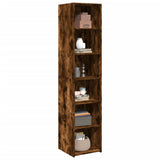 Highboard Smoked Oak 40x41x185 cm Engineered Wood 3281670