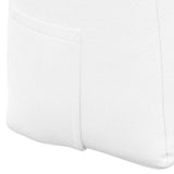 Back Pillow White 180 x 24 x 50 cm Fabric 42014568