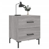 Bedside Cabinet Grey Sonoma 40x35x47.5 cm Engineered Wood 827320