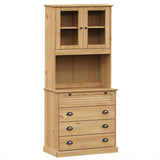 Highboard "VIGO" 80x40x176 cm Solid Wood Pine 3200583