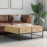 Coffee Table Sonoma Oak 100x99x40 cm Engineered Wood 835295