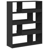 Room Divider Black 100x33x125.5 cm Engineered Wood 3309484