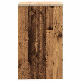 Garage Storage Cabinet Old Wood 40x51x85 cm Solid Wood Pine 860596