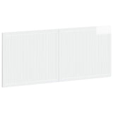 Wall-Mounted Headboard EDE High Gloss White Engineered Wood 896089
