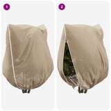 Frost Protection Plant Fleece Covers 3 pcs Beige 3 x 3.93 m 42021072