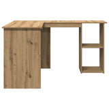 Corner Desk Artisan Oak 120x140x75 cm Engineered Wood 855901