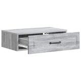 Wall-Mounted Side Table Grey Sonoma 59 x 34.5 x 17 cm 899341