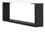 ZNTS 3 Piece Bathroom Cabinet Set High Gloss White Engineered Wood 3187799