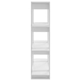 Book Cabinet/Room Divider White 100x30x123.5 cm 811538