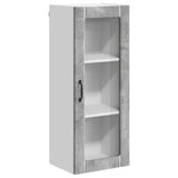 Wall Glass Cabinet LUCCA Concrete Grey 40 x 31 x 100 cm 885098