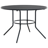 Stackable Garden Chair Set 5 pcs Anthracite Powder-coated Steel 3283766
