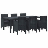 Garden Dining Set 7 pcs Anthracite Polypropylene 3378715