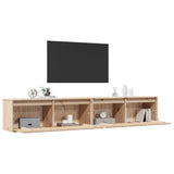 Wall Cabinets 2 pcs 100x30x35 cm Solid Wood Pine 813466