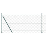 Welded Wire Fence with Concrete Base 10 x 0.8 m 3351236
