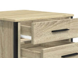 Bedside Cabinet Sonoma Oak 40x41x40 cm Engineered Wood 848506