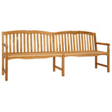 Handcarved Rose Bench Natural 228 x 61 x 94.5 cm 42030023