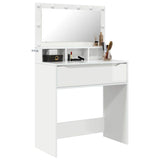 Bedroom Dressing Tables High Gloss White 80 x 39.6 x 135 cm 888971