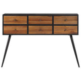 Console Table with Drawers 116x30x76 cm Solid Reclaimed Teak 358525
