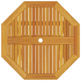 Garden Dining Set Folding 5 pcs Brown Solid Acacia Wood 3375704
