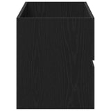 Sink Cabinet Black Oak 100x38.5x45 cm Engineered Wood 862545