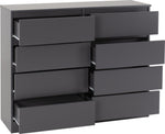 ZNTS Malvern 8 Drawer Chest 100-102-125