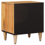 Bedside Cabinet 2 pcs Natural 40 x 33 x 46 cm Solid Mango Wood 4018259