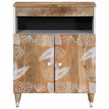 ZNTS Sideboard 60x33.5x75 cm Solid Wood Mango 4018689