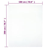 Jersey Fitted Sheets 2 pcs White 180x200 cm Cotton 136249