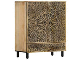 Highboard 60x33x100 cm Solid Wood Mango 358242
