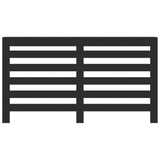 Radiator Cover Black 149x20x82 cm Engineered Wood 852700