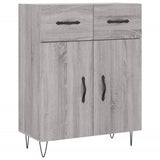 Highboard Grey Sonoma 69.5x34x180 cm Engineered Wood 3200551