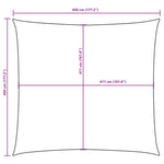Sunshade Sail Oxford Fabric Square 4.5x4.5 m Terracotta 135360