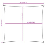 Sunshade Sail Oxford Fabric Square 4.5x4.5 m Terracotta 135360