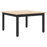 Coffee Table Natural 60 x 60 x 36 cm Solid Pine Wood 892759