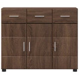 Sideboard FLORIN Brown Oak 88.5 x 30.5 x 73 cm Engineered Wood 880318