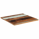Square Table Top 80x80 cm 25-27 mm Solid Reclaimed Wood 286062