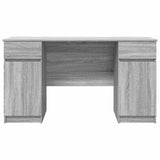 Desk with Drawer Grey sonoma 140 x 49 x 76 cm Engineered wood 3328512