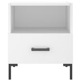Bedside Cabinets 2 pcs White 40x35x47.5 cm Engineered Wood 827437