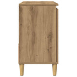 Sink Cabinet Artisan Oak 65x33x60 cm Engineered Wood 857121