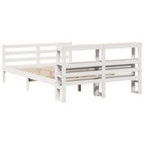 Bed Frame with Headboard without Mattress White 140x200 cm 3305944