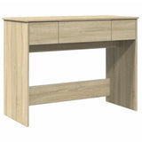 Dressing Table with Mirror Sonoma Oak 100x45x76 cm 840697
