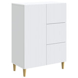 Sideboard with Drawer White 66 x 34.5 x 90 cm Engineered Wood 894625