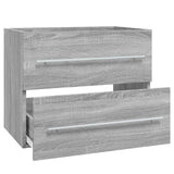 Sink Cabinet Grey Sonoma 60x38.5x48 cm Engineered Wood 815643