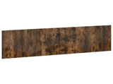 Wall-Mounted Headboard HOORN Smoked Oak Engineered Wood 897380