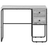 Desk with Storage Grey Sonoma 100 x 50 x 75 cm 8008005