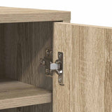 Shoe Cabinet Sonoma Oak 60x35x92 cm Engineered Wood 808930